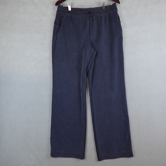 Lululemon Softstreme High Rise Pant Women 12 Black Softstreme Drawstring Pockets - Picture 1 of 10